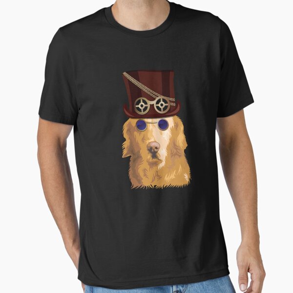 Item preview, Steampunk Golden Retriever Illustration designed and sold by Gerald Waters.