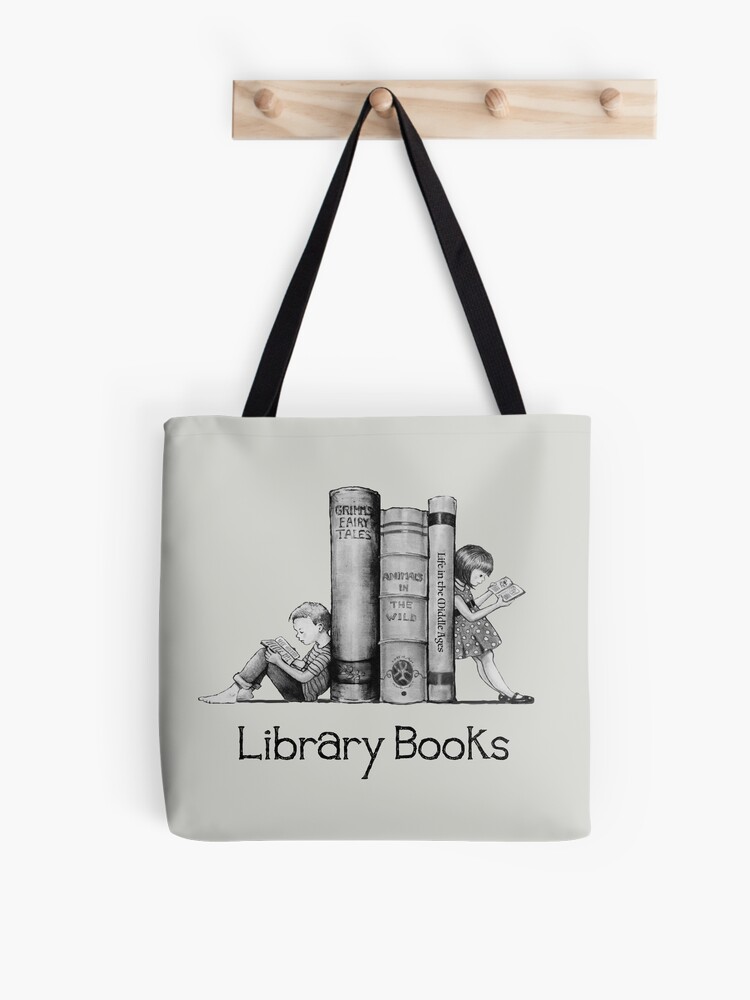 Library Books Tote Bag