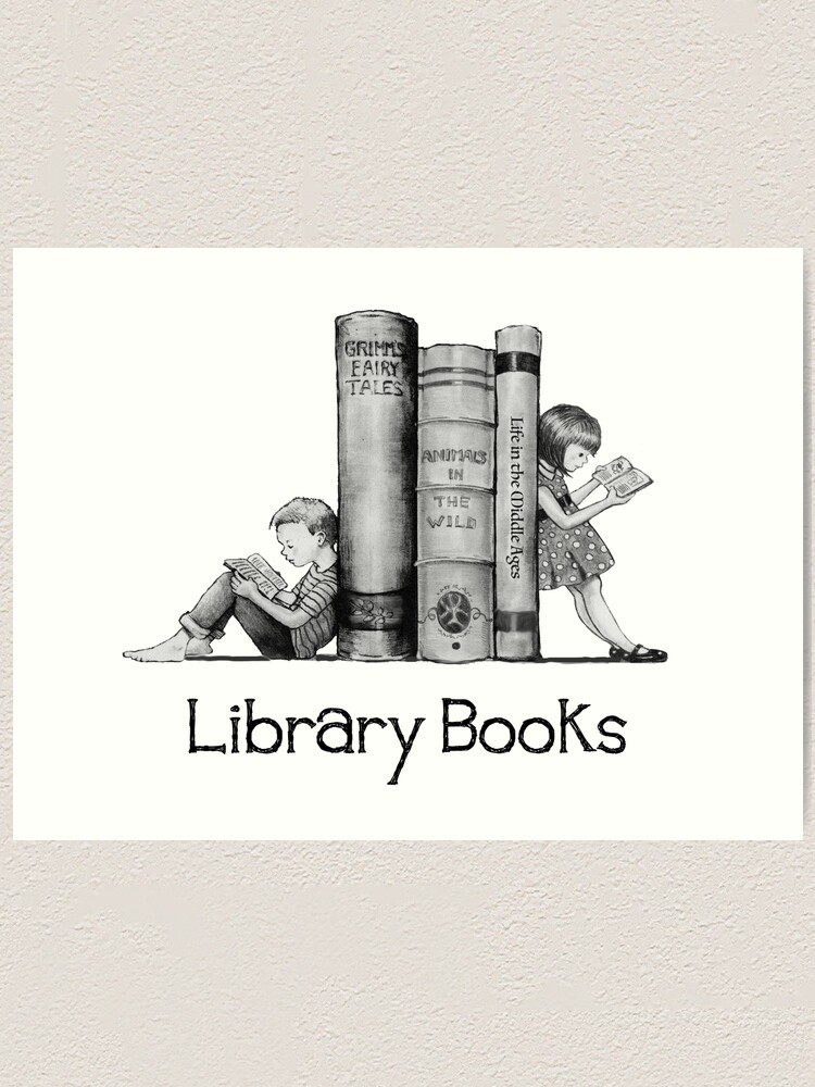 Cute Little Girl Standing on Stack of Books Pencil Drawing Art Board Print  for Sale by Joyce Geleynse