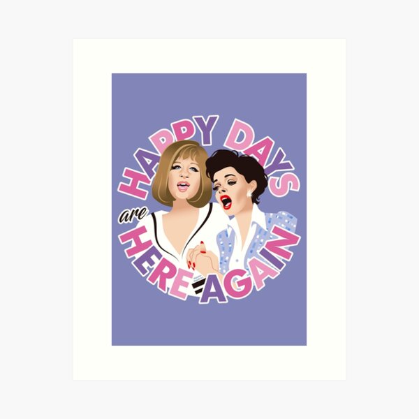 Happy days Art Print