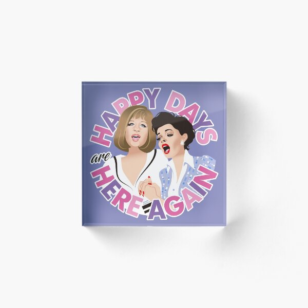Happy days Acrylic Block