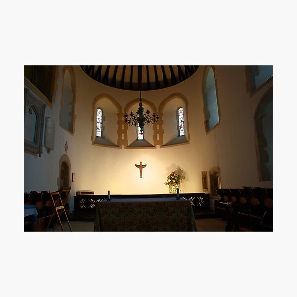 St Nicholas Bishop of Myra, Worth - Sanctuary Photographic Print