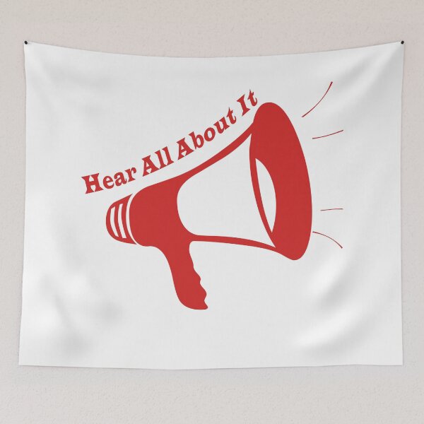 Item preview, Megaphone Red Design  designed and sold by Pikmi.
