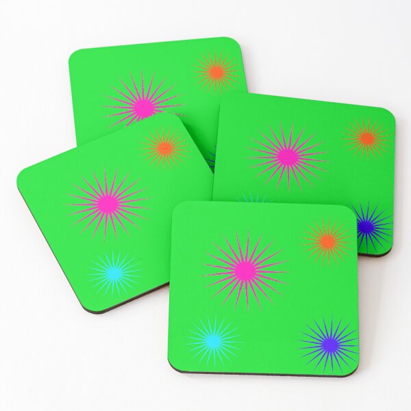 Item preview, Stars on Green designed and sold by GEOMETRIC ART   .
