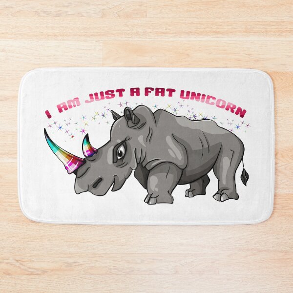 Item preview, I am just a fat unicorn designed and sold by NerdySherds.