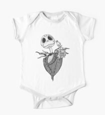 Zuckerschädel Jack Skellington Baby Body Kurzarm
