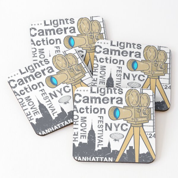 Item preview, Lights, Camera, Action designed and sold by studio838.
