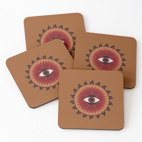 Burning Vision (Retina Version) Coasters (Set of 4)