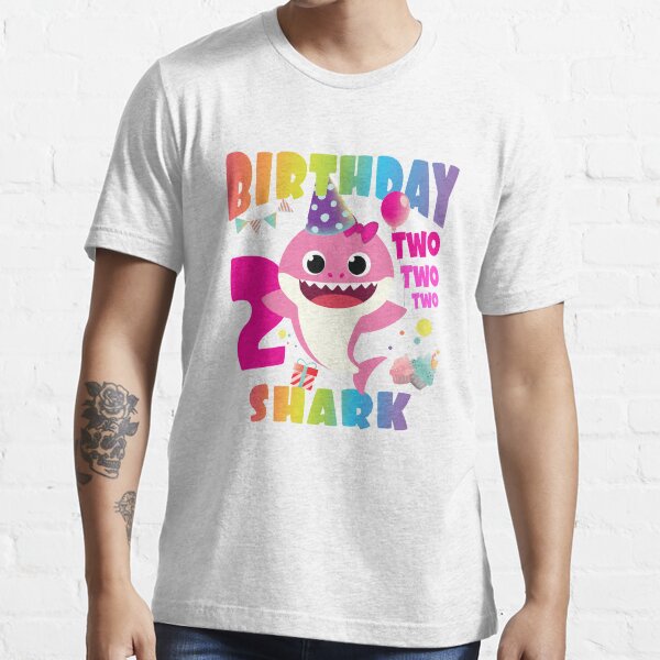 pinkfong baby shark birthday shirt