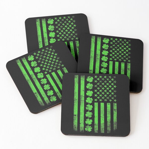 Item preview, St PATRICKS DAY IRISH AMERICAN SHAMROCK FLAG PADDY PATTY DAY designed and sold by MagicBoutique.