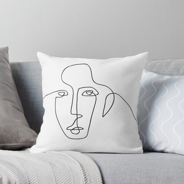 Item preview, One Face - One Line Art designed and sold by TheRedFinch.