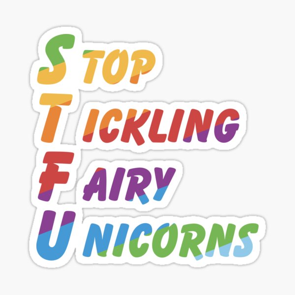 Tickling unicorns Sticker