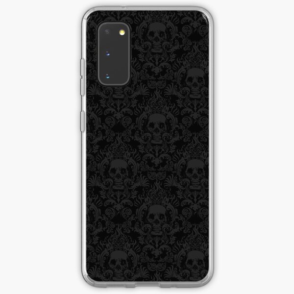 Skull Damask Wallpaper Samsung Galaxy Soft Case