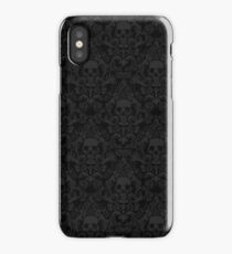Skull Damask Wallpaper iPhone Case