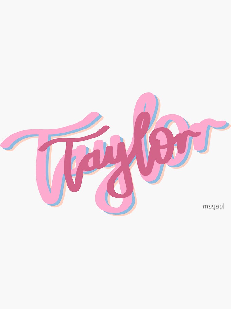 Taylor Swift Lover Album Sticker for Sale by mayapl