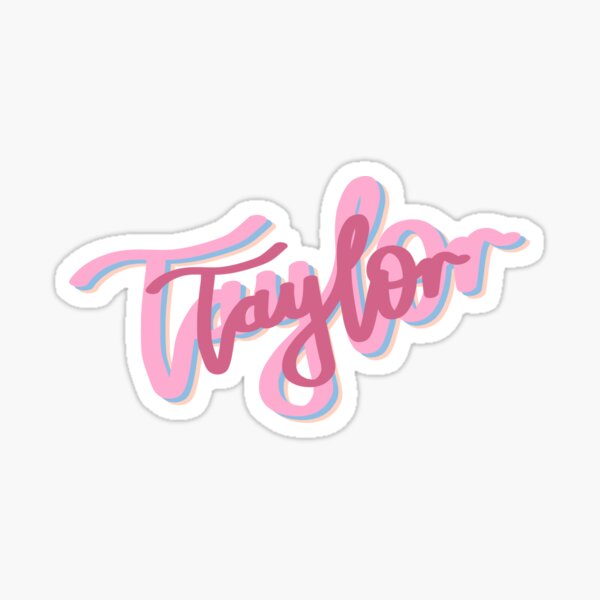 Taylor Swift Pink Stickers Pack – GraffitiWallArt