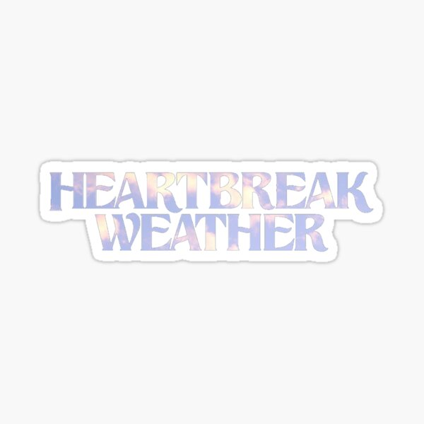 heartbreak weather clouds. Sticker