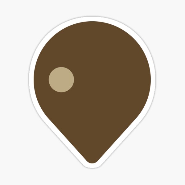 Door Pin Locator Graphic for Home Planning Sticker