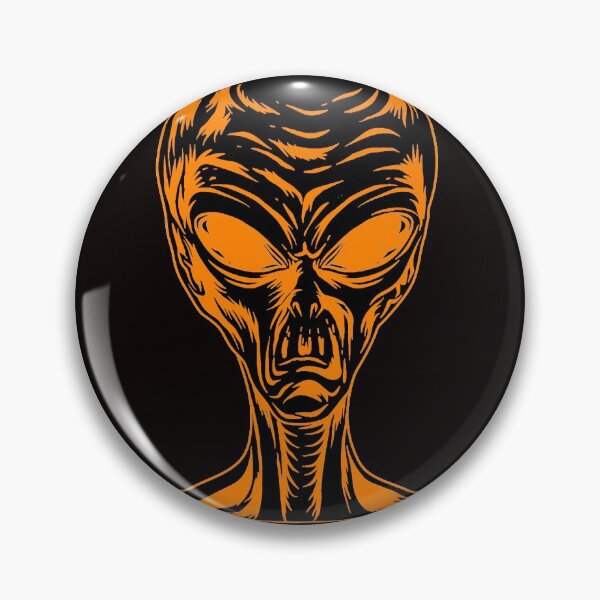 Item preview, Alien Head - Orange designed and sold by madtoyman.