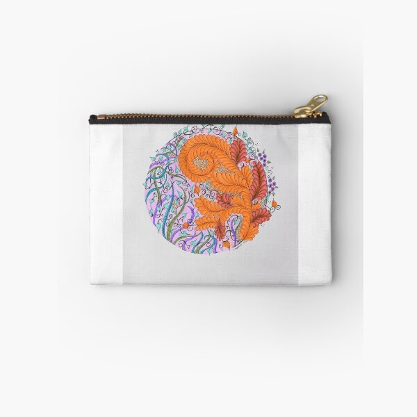 Item preview, Mandala/15 - Orange Feathers designed and sold by EllenGambrell.