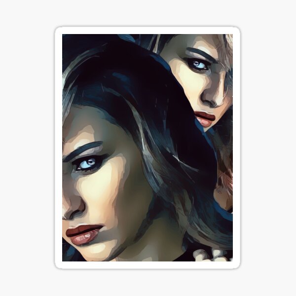 Lesbians Art Sticker