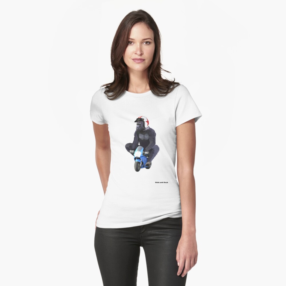 Item preview, Fitted T-Shirt designed and sold by hereandback.