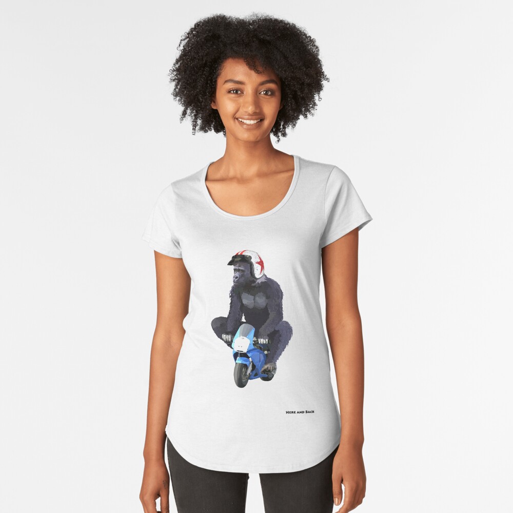 Item preview, Premium Scoop T-Shirt designed and sold by hereandback.