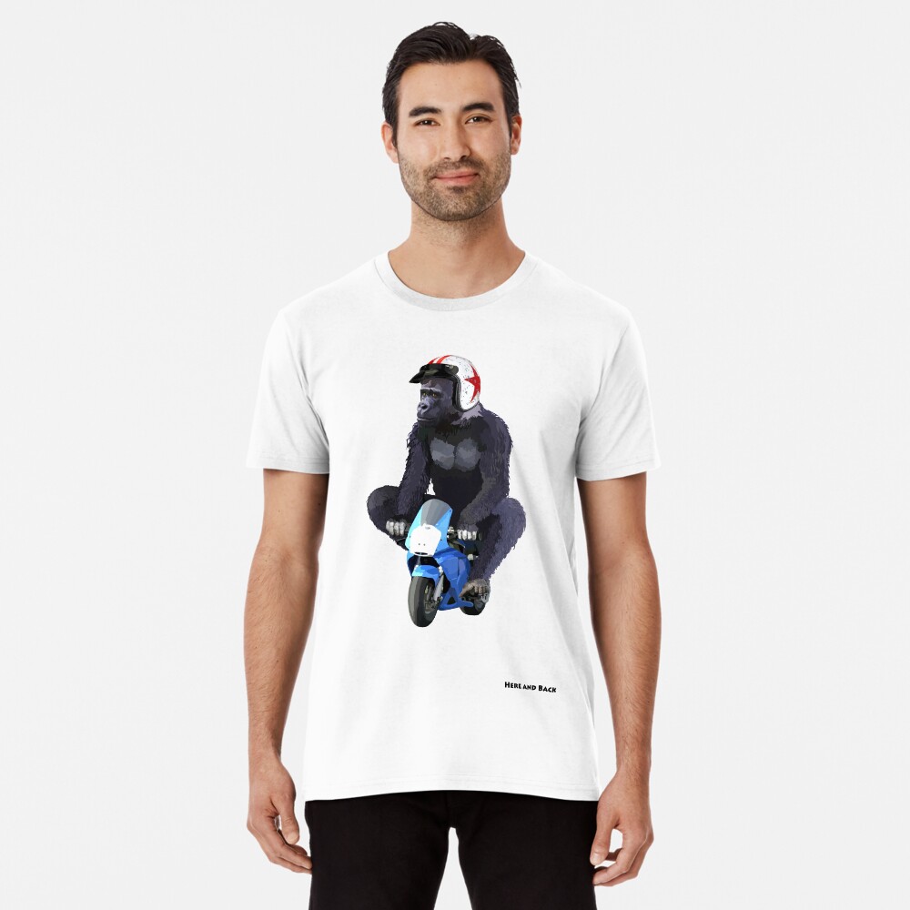 Item preview, Premium T-Shirt designed and sold by hereandback.