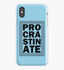 Procrastination iPhone Case/Skin