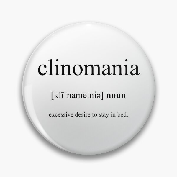 Item preview, Clinomania Definition | Dictionary Collection designed and sold by Designschmiede.