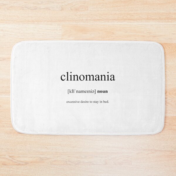 Item preview, Clinomania Definition | Dictionary Collection designed and sold by Designschmiede.