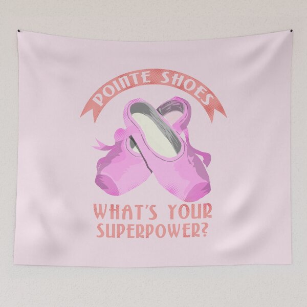 Aperçu de l'œuvre Pointe Shoes Superpower créée et vendue par WittyMakings.