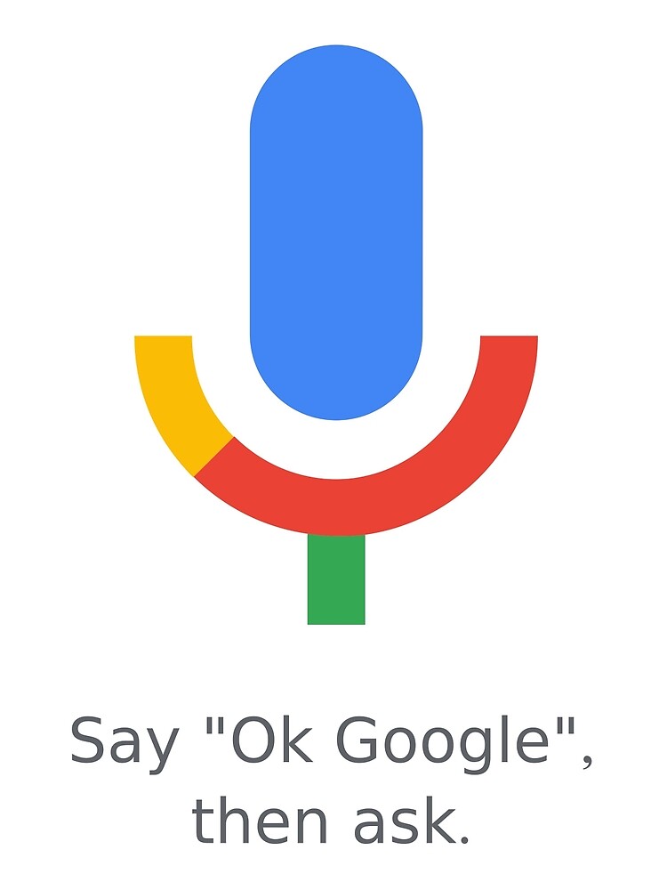Say “Ok Google” then ask | Greeting Card