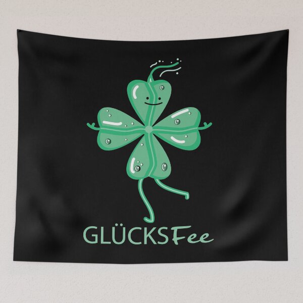 Item preview, Lucky clover as a lucky fairy designed and sold by spontania.