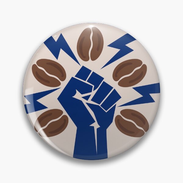 Item preview, Coffee Revolution! Barista Labor Union Logo designed and sold by Epitome Girl.