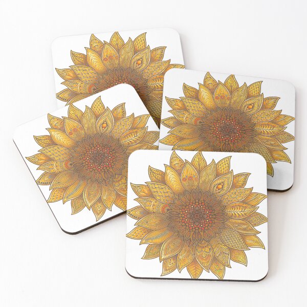 Item preview, Sunflower Mandala designed and sold by Hareguizer.