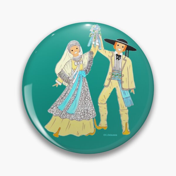 Item preview, Married in the Pyrenees, France. Color background designed and sold by Catherine Debusne.