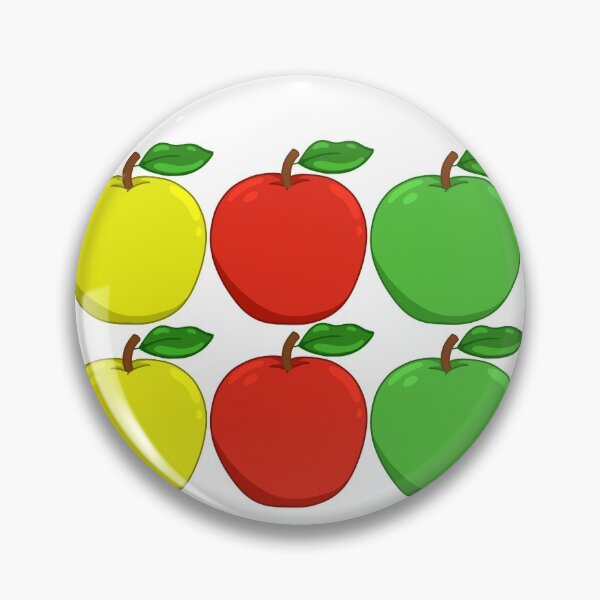 Item preview, Yellow, Red, and Green apples designed and sold by TealLeaf.