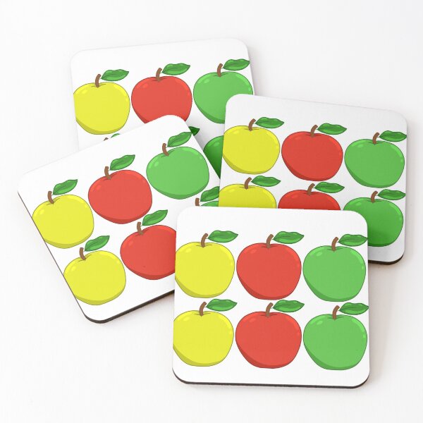 Item preview, Yellow, Red, and Green apples designed and sold by TealLeaf.