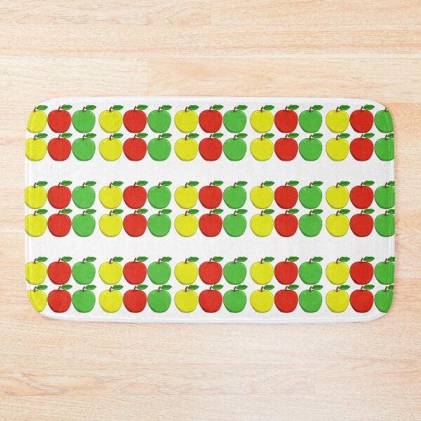 Item preview, Yellow, Red, and Green apples designed and sold by TealLeaf.