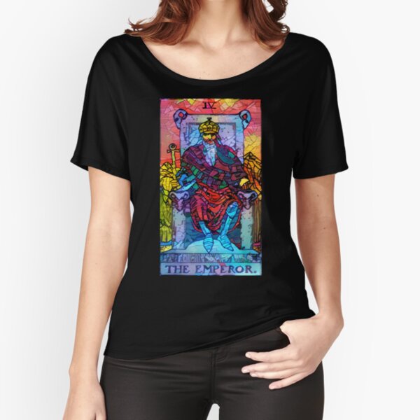 The Emperor - Tarot - colorful new variant Relaxed Fit T-Shirt