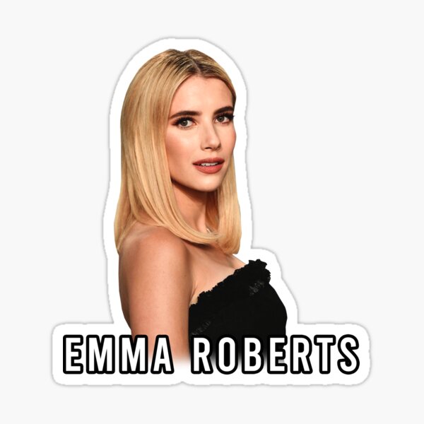 Sticker Emma Roberts Redbubble