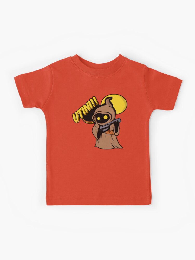 Star Wars Logo Orange Burnout Kid's T-Shirt