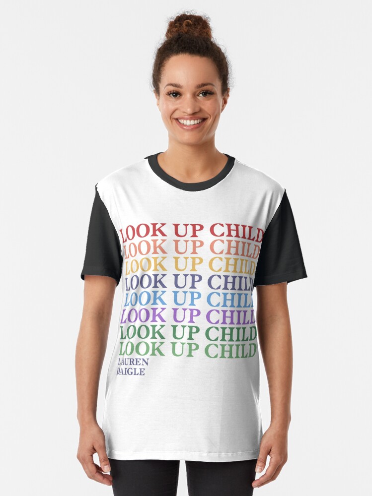 look up child t shirt