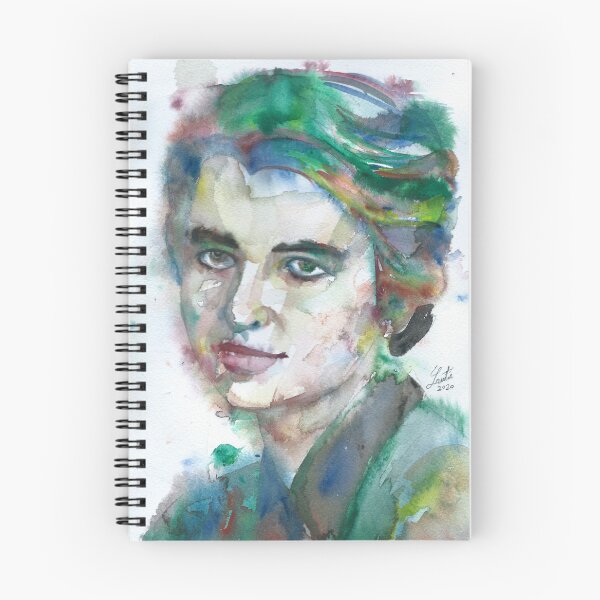 Item preview, ROSALIND FRANKLIN watercolor portrait designed and sold by lautir.