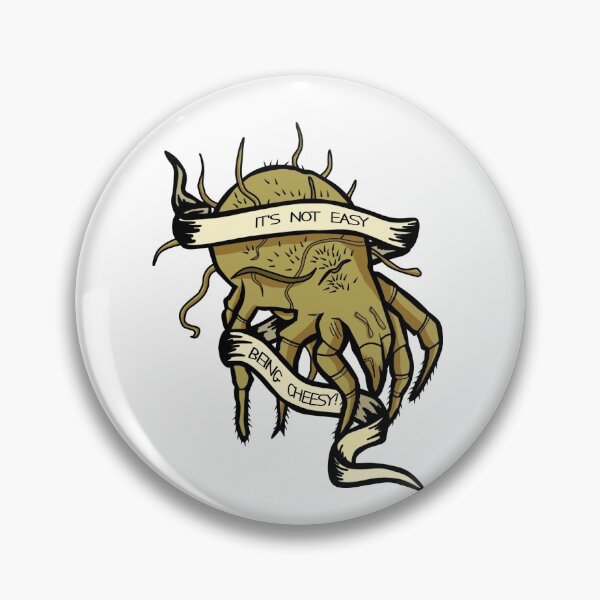 Item preview, It’s not easy being cheesy - Cheese mite micro animal tattoo art designed and sold by spankyspangler.
