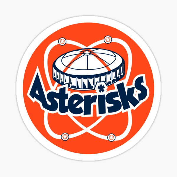 Houston Asterisks Stickers for Sale