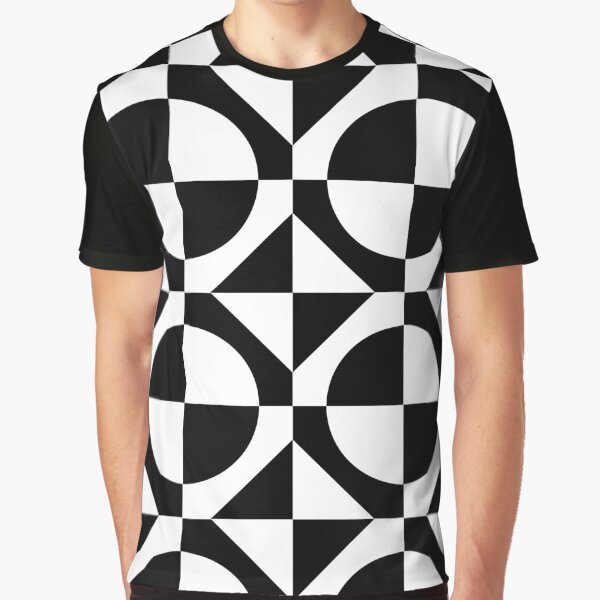 Black & White 1960's Style Two Tone Ska Mod Graphic T-Shirt