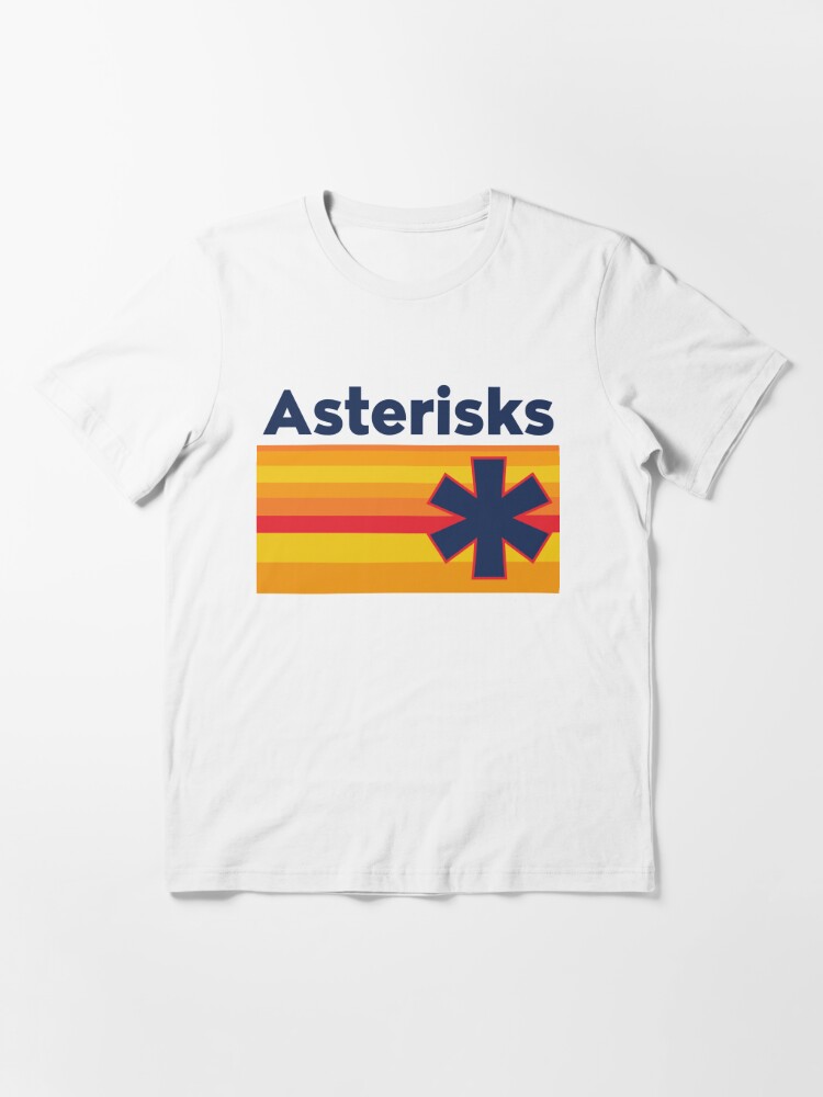 Houston Asterisks Funny Baseball Cheaters Unisex T-Shirt Astros Asterisk  cheat