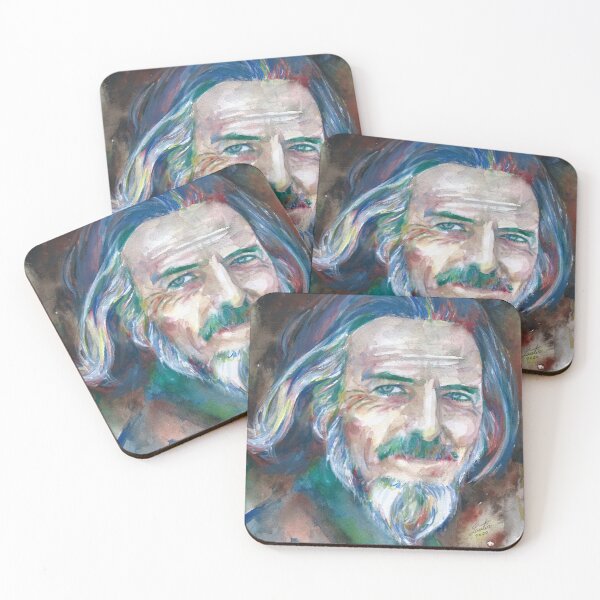 Item preview, ALAN WATTS watercolor portrait.15 designed and sold by lautir.